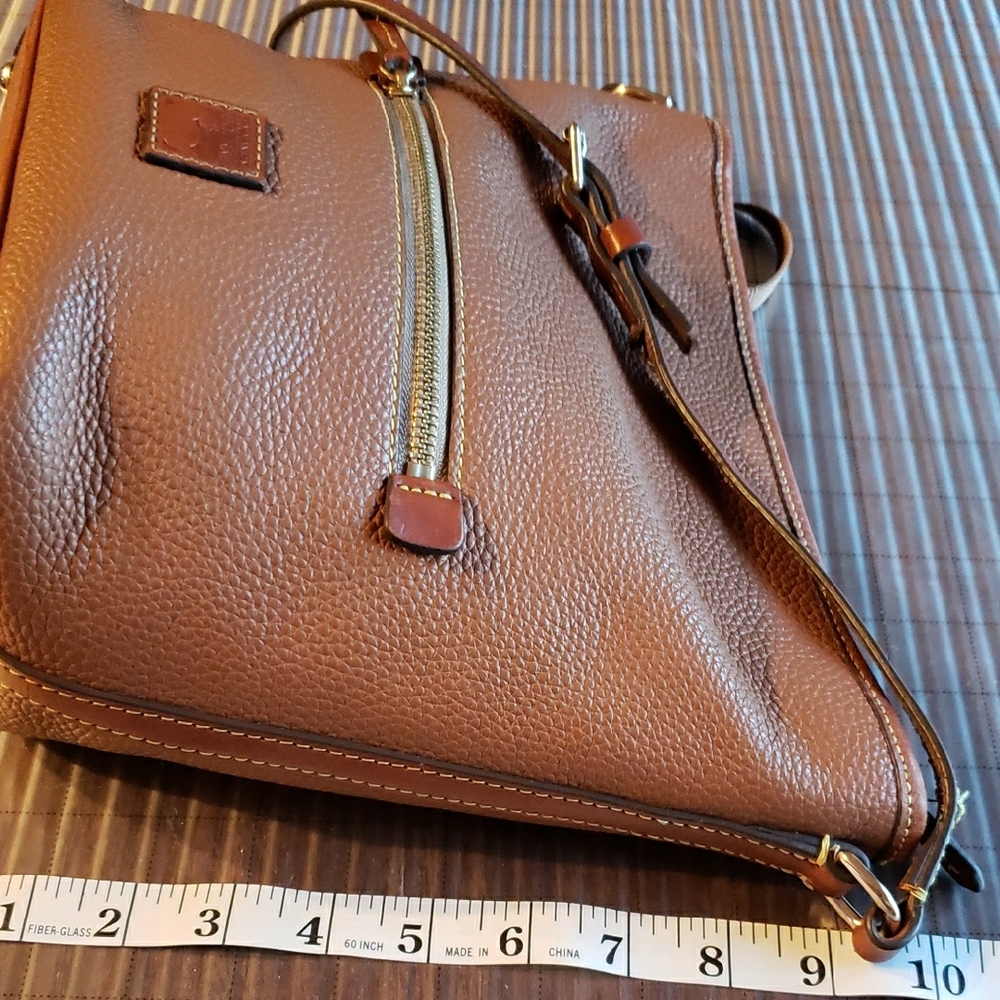 Dooney & Bourke Caramel Medium Sac Shoulder Bag - Picture 6 of 7